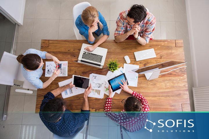 Personas en una reunión